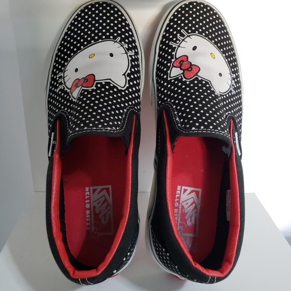 SOLD - Vans x Hello Kitty Classic Slip-On Shoes - Picture 4 of 6